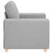 Canapea fotoliu gri nor 100x78x80 cm material textil - WALTI WALTI
