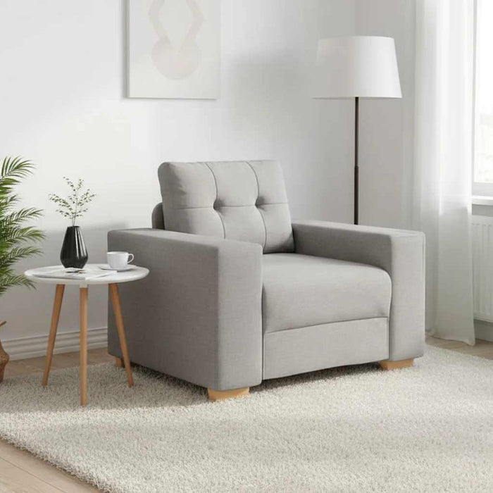 Canapea fotoliu gri nor 100x78x80 cm material textil - WALTI WALTI