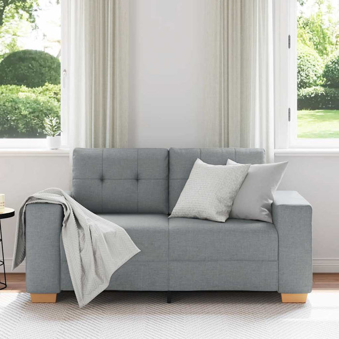 Canapea lovesea gri deschis 160x77x82 cm stofa WALTI