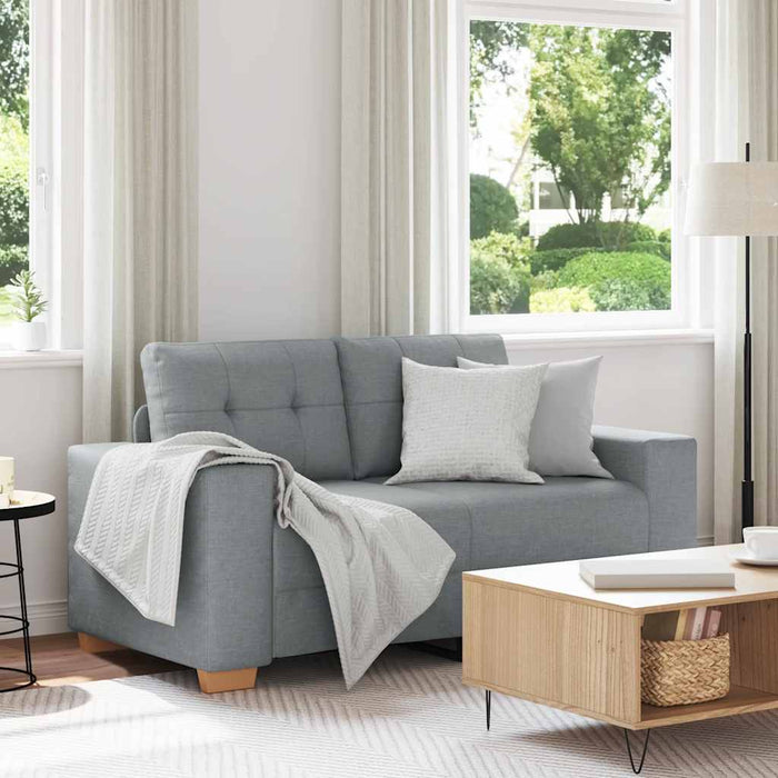 Canapea lovesea gri deschis 160x77x82 cm stofa WALTI