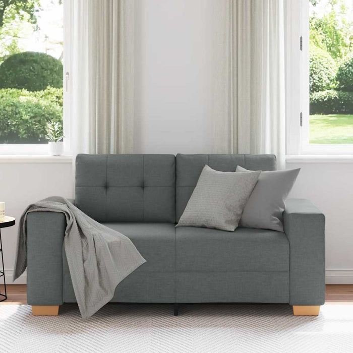 Canapea lovesea gri închis 160x77x82 cm țesătură WALTI