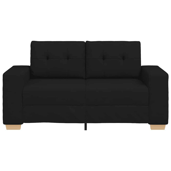 Canapea Loveseat Negru 160x77x82 cm Stofa WALTI