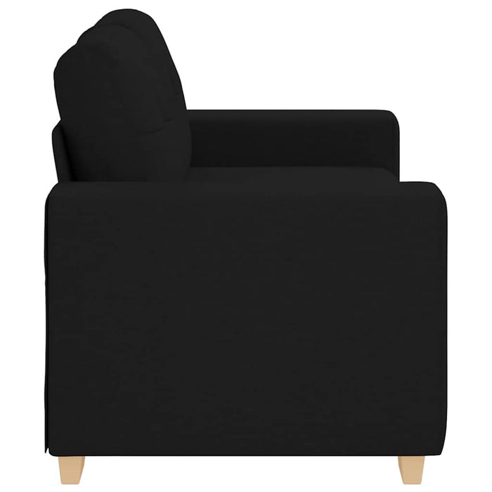 Canapea Loveseat Negru 160x77x82 cm Stofa WALTI