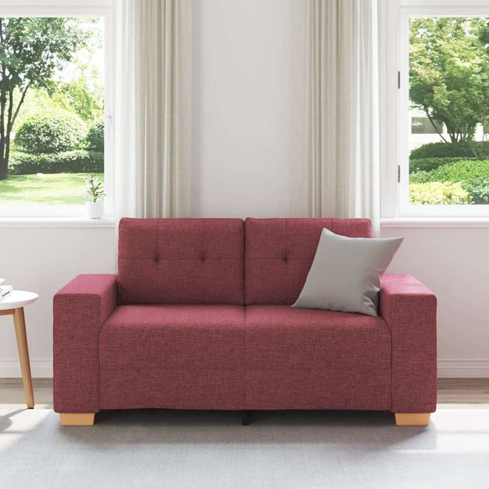 Canapea extensibilă, culoare roșu-vin, 160x77x82 cm, material textil - WALTI WALTI