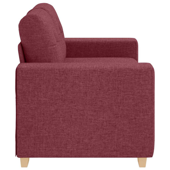 Canapea extensibilă, culoare roșu-vin, 160x77x82 cm, material textil - WALTI WALTI