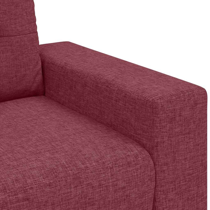 Canapea extensibilă, culoare roșu-vin, 160x77x82 cm, material textil - WALTI WALTI