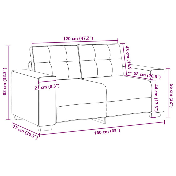 Canapea extensibilă, culoare roșu-vin, 160x77x82 cm, material textil - WALTI WALTI