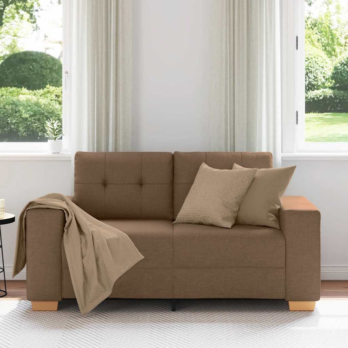 Canapea extensibilă maro 160x77x82 cm, material textil - WALTI WALTI