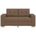 Canapea extensibilă maro 160x77x82 cm, material textil - WALTI WALTI