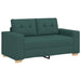 Canapea extensibilă verde închis 160x77x82 cm, material textil - WALTI WALTI
