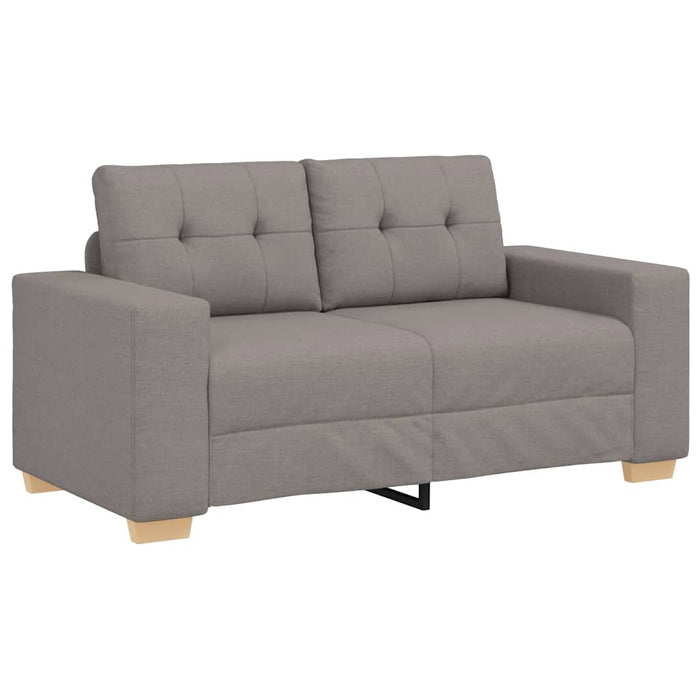 Canapea extensibilă cu două locuri, gri taupe, 160x77x82 cm, material textil - WALTI WALTI