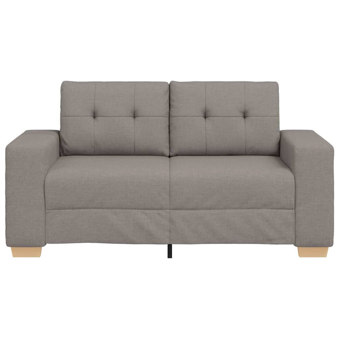 Canapea extensibilă cu două locuri, gri taupe, 160x77x82 cm, material textil - WALTI WALTI