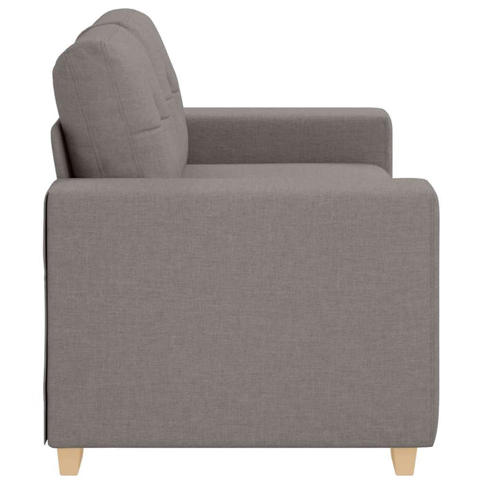Canapea extensibilă cu două locuri, gri taupe, 160x77x82 cm, material textil - WALTI WALTI