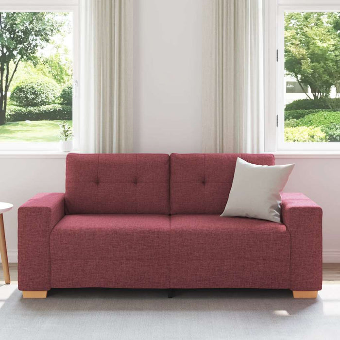 Canapea extensibilă, culoare roșu-vin, 180x77x82 cm, material textil - WALTI WALTI