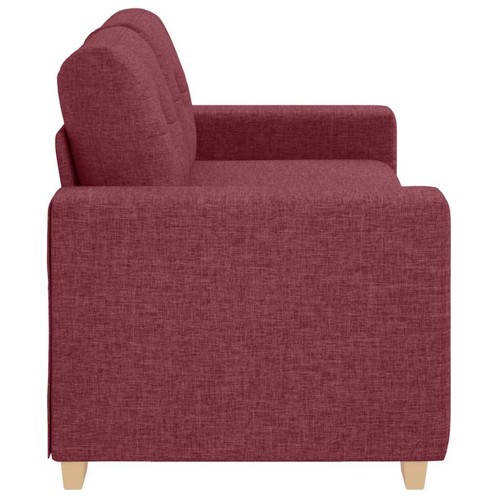 Canapea extensibilă, culoare roșu-vin, 180x77x82 cm, material textil - WALTI WALTI