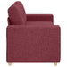 Canapea extensibilă, culoare roșu-vin, 180x77x82 cm, material textil - WALTI WALTI