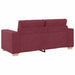 Canapea extensibilă, culoare roșu-vin, 180x77x82 cm, material textil - WALTI WALTI