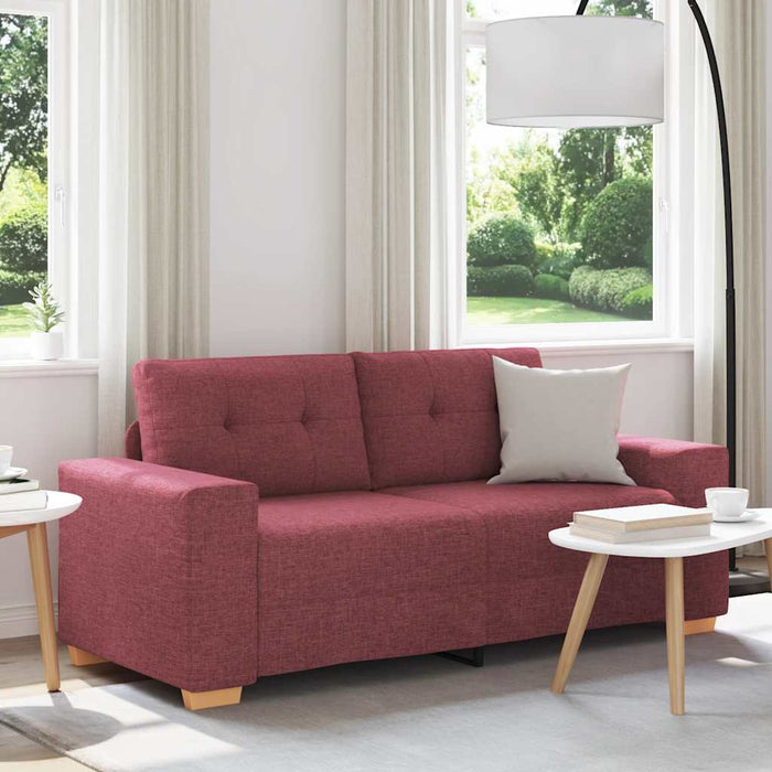 Canapea extensibilă, culoare roșu-vin, 180x77x82 cm, material textil - WALTI WALTI