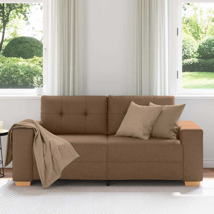 Canapea extensibilă maro 180x77x82 cm, material textil - WALTI WALTI