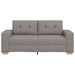 Canapea extensibilă tip loveseat, gri taupe, 180x77x82 cm, material textil - WALTI WALTI