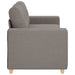 Canapea extensibilă tip loveseat, gri taupe, 180x77x82 cm, material textil - WALTI WALTI