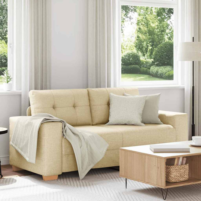 Canapea extensibilă crem 180x77x82 cm, material textil - WALTI WALTI