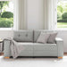 Canapea extensibilă cu două locuri, gri nor, 180x77x82 cm, material textil - WALTI WALTI
