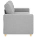 Canapea extensibilă cu două locuri, gri nor, 180x77x82 cm, material textil - WALTI WALTI