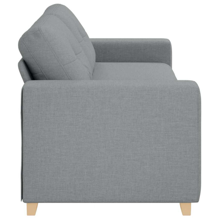 Canapea cu 3 locuri, gri deschis, 220x78x80 cm, material textil - WALTI WALTI