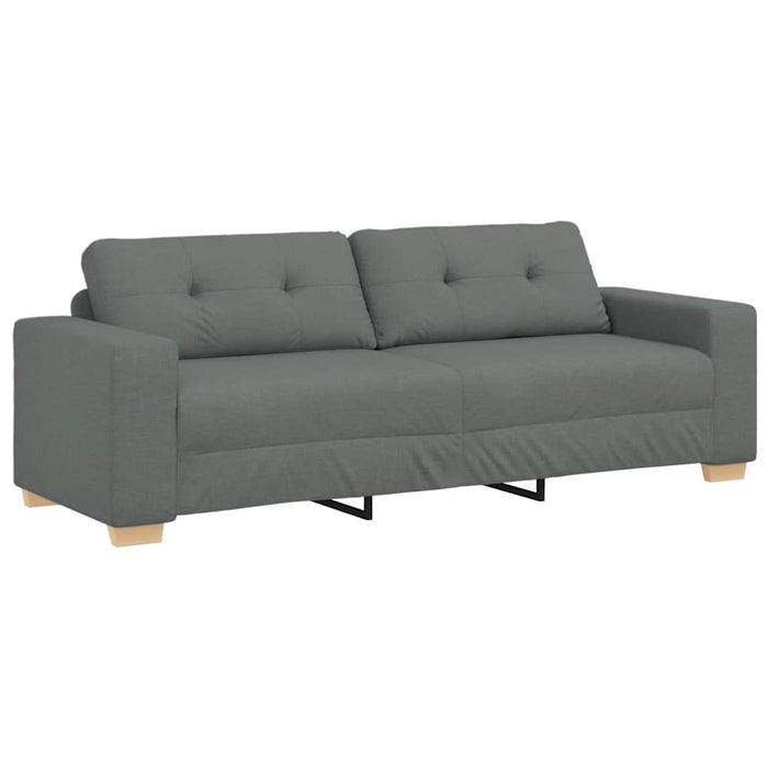 Canapea cu 3 locuri, gri închis, 220x78x80 cm, material textil - WALTI WALTI