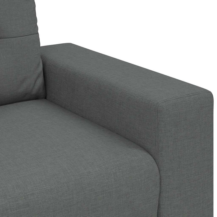 Canapea cu 3 locuri, gri închis, 220x78x80 cm, material textil - WALTI WALTI