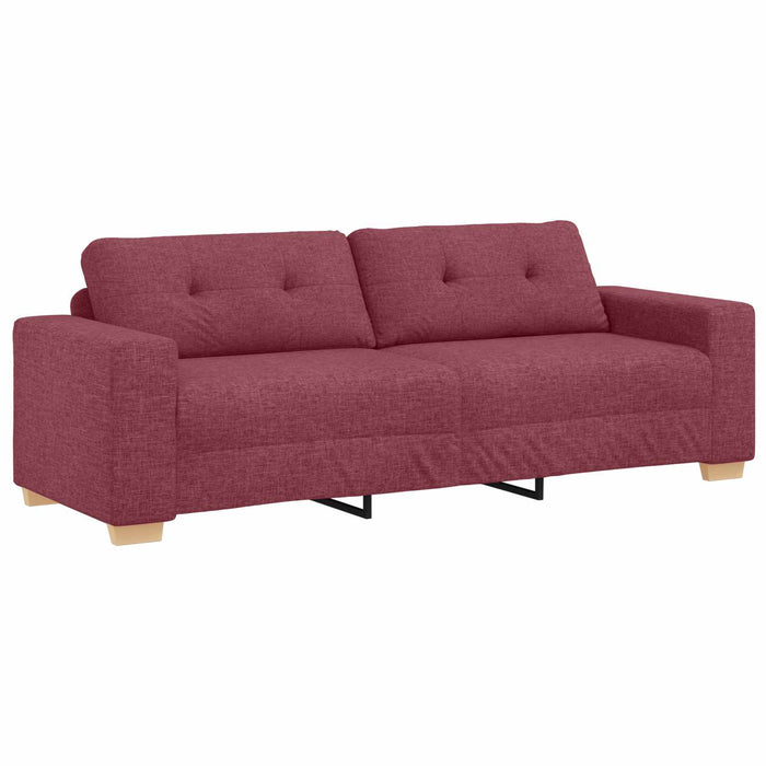 Sofa cu 3 locuri Roșu Vin 220 cm țesătură WALTI
