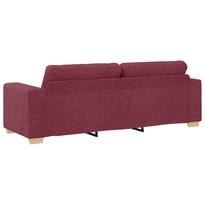 Sofa cu 3 locuri Roșu Vin 220 cm țesătură WALTI
