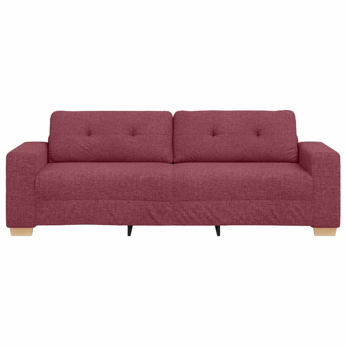 Sofa cu 3 locuri Roșu Vin 220 cm țesătură WALTI