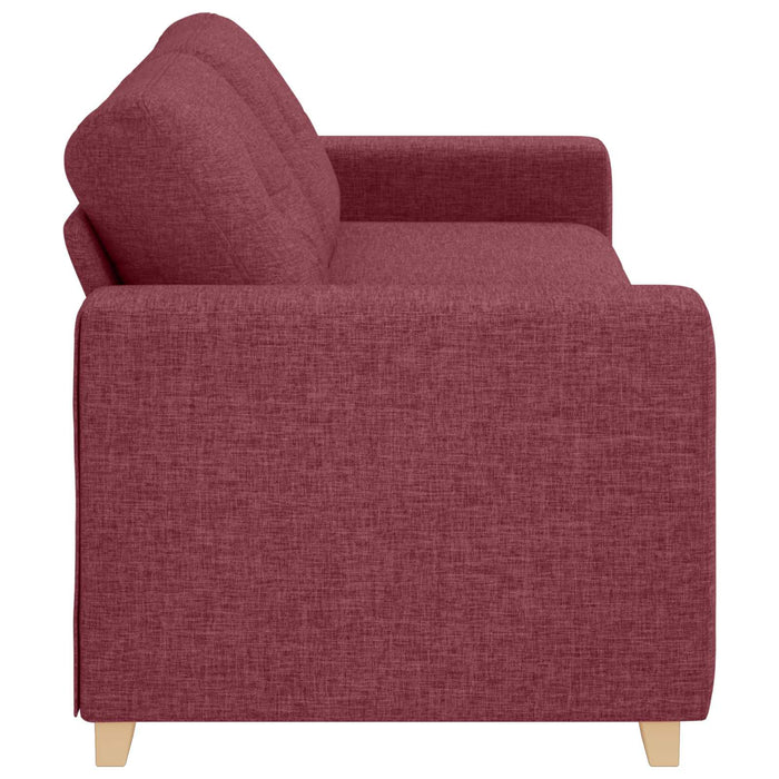 Sofa cu 3 locuri Roșu Vin 220 cm țesătură WALTI