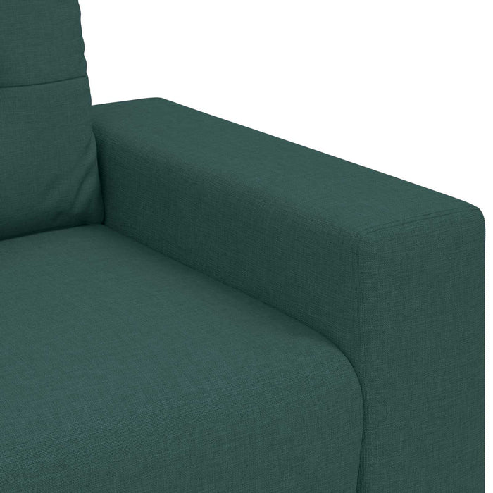 Sofa cu 3 locuri Verde închis 220 cm țesătură WALTI