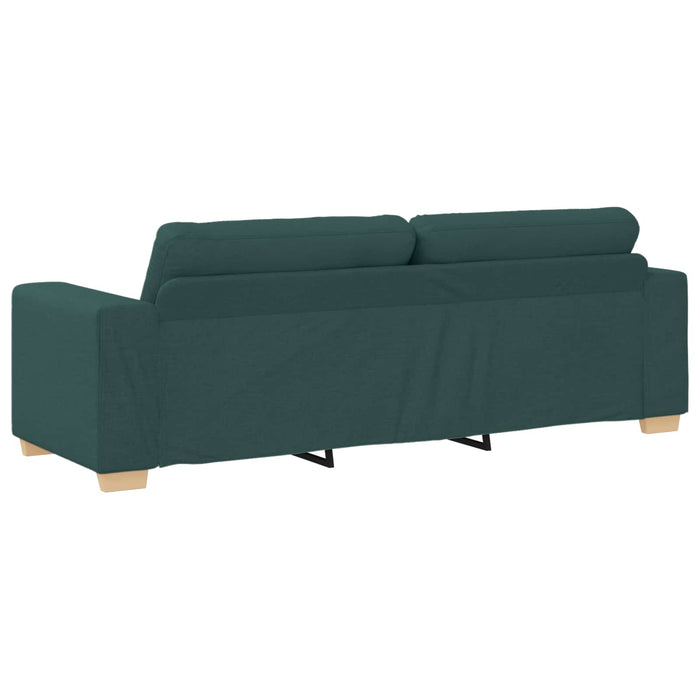 Sofa cu 3 locuri Verde închis 220 cm țesătură WALTI