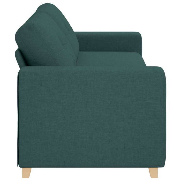 Sofa cu 3 locuri Verde închis 220 cm țesătură WALTI