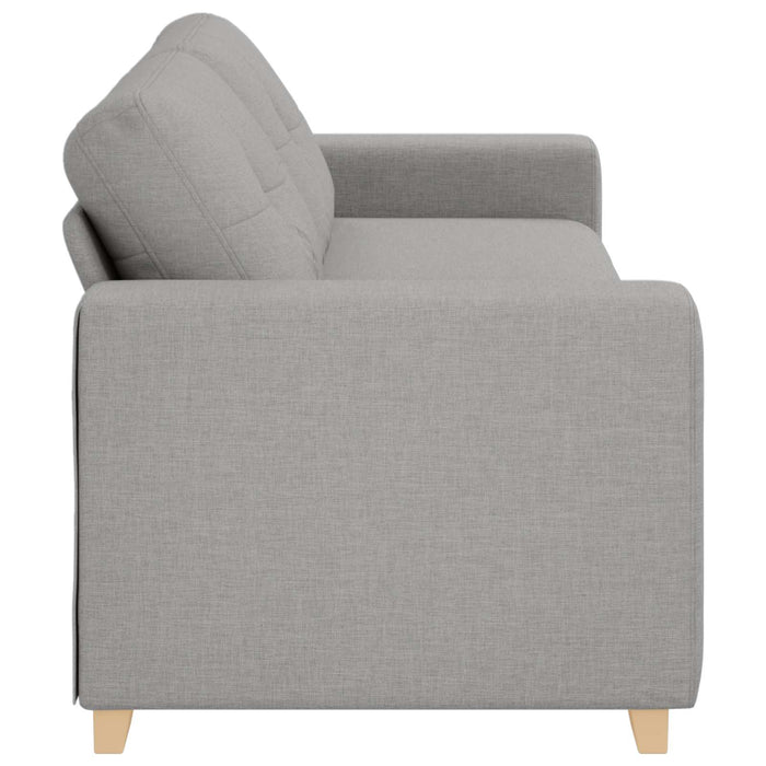 Sofa cu 3 locuri Gri nori 220 cm țesătură WALTI