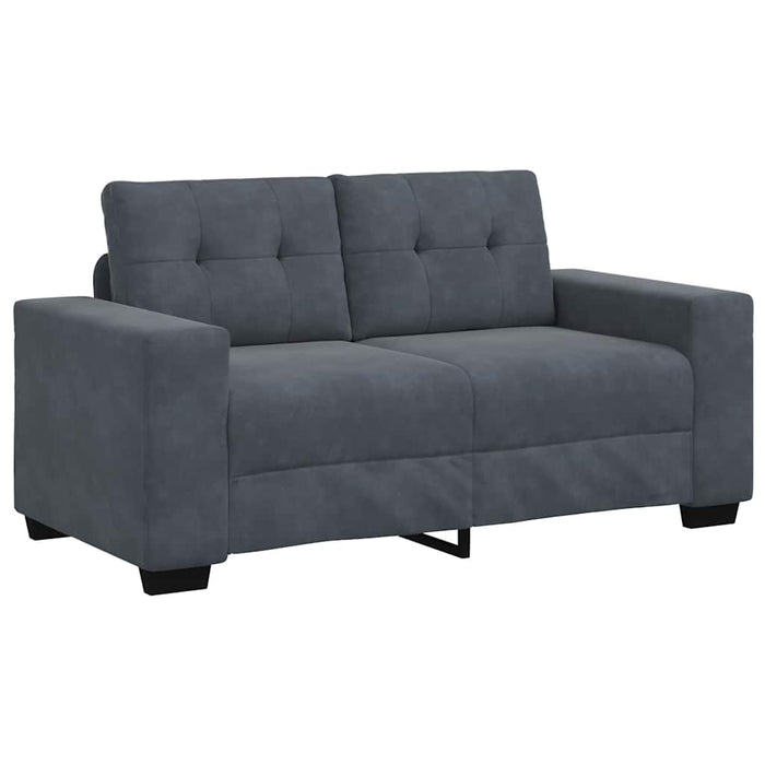 Canapea lovesea gri închis 120 cm catifea - WALTI WALTI