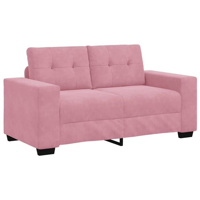 Canapea pentru două persoane Roz 160 cm Catifea WALTI