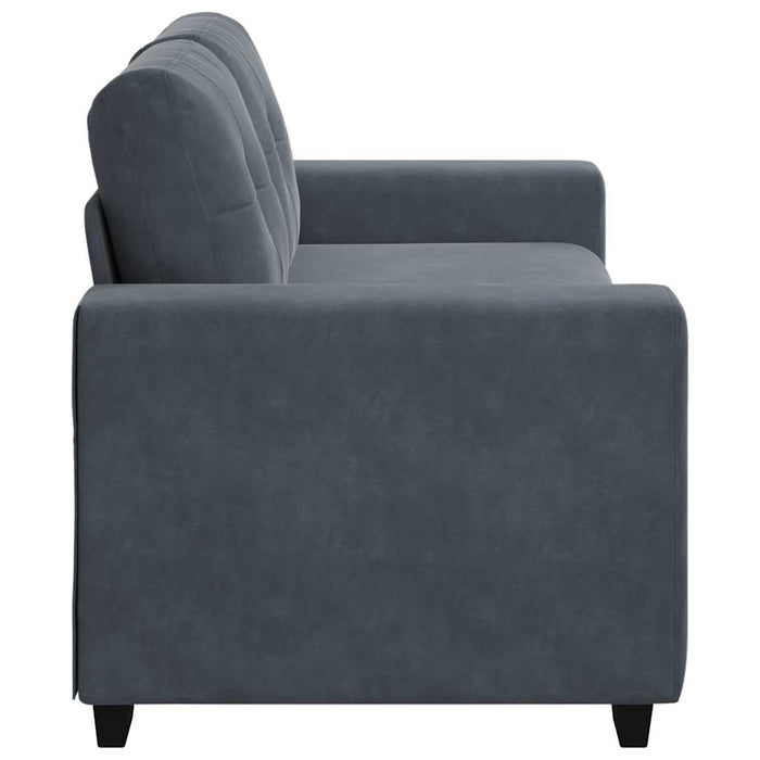 Canapea lovesea gri închis 180x77x82 cm catifea WALTI