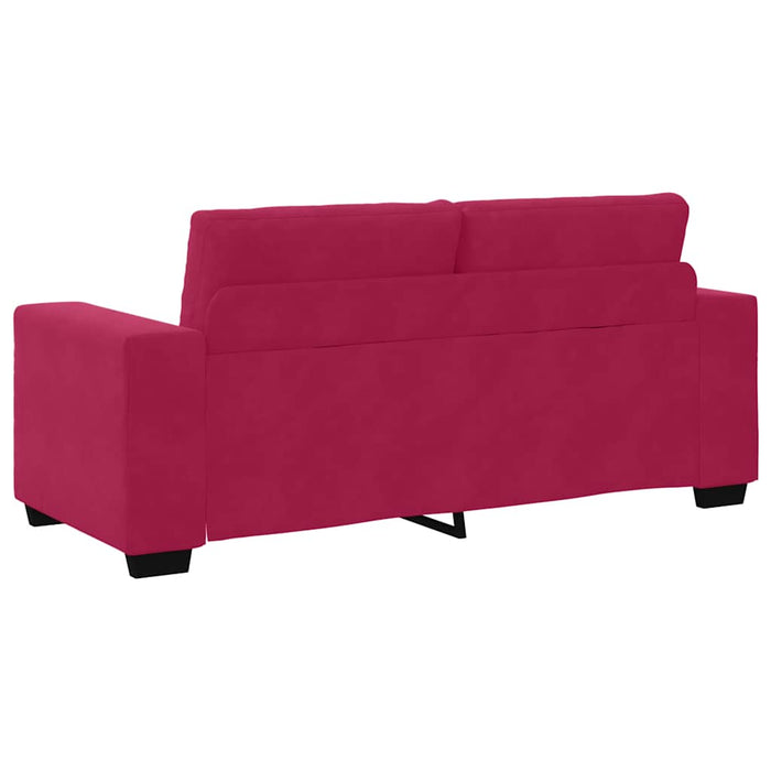 Canapea extensibilă, culoare roșu-vin, 180x77x82 cm, catifea - WALTI WALTI