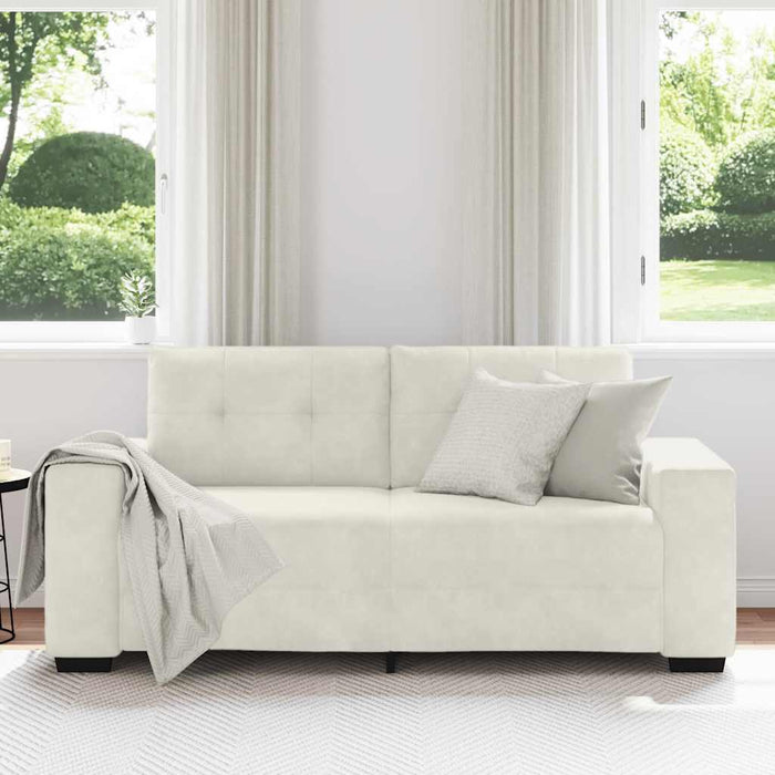 Canapea extensibilă crem 180x77x82 cm catifea - WALTI WALTI