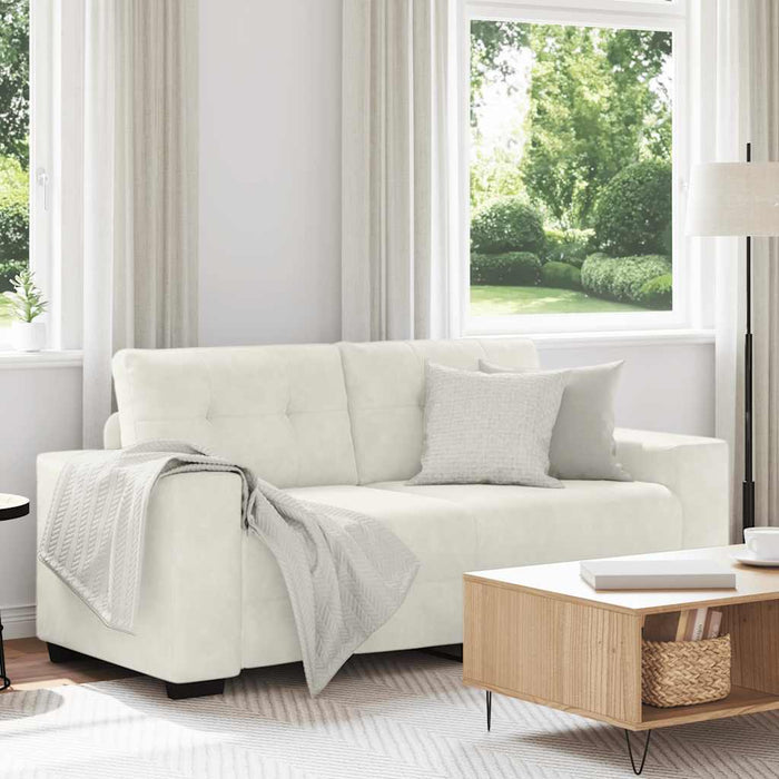 Canapea extensibilă crem 180x77x82 cm catifea - WALTI WALTI