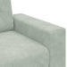 Canapea cu 3 locuri, gri deschis, 220x78x80 cm, catifea - WALTI WALTI