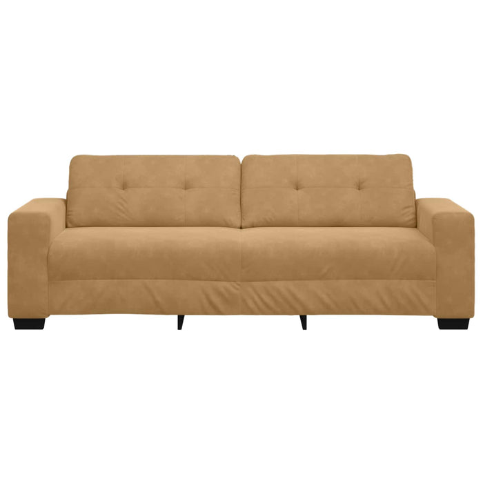 Sofa cu 3 locuri Maro 220 cm Catifea WALTI