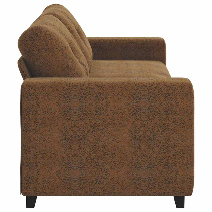 Sofa cu 3 locuri Maro 220 cm Piele artificială WALTI