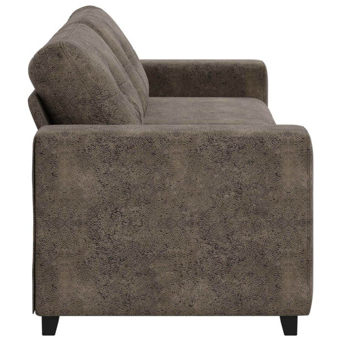 Sofa cu 3 locuri Gri închis 220 cm Piele artificială WALTI
