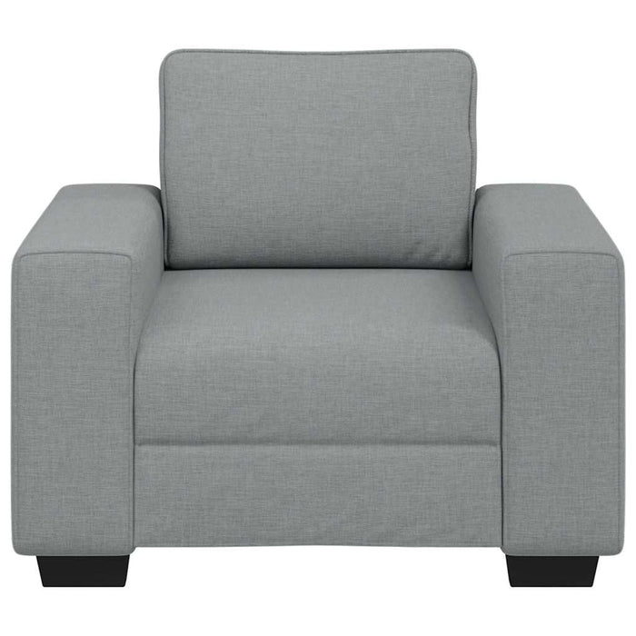 Canapea Scaun Gri deschis 100x77x82 cm Tesatura WALTI